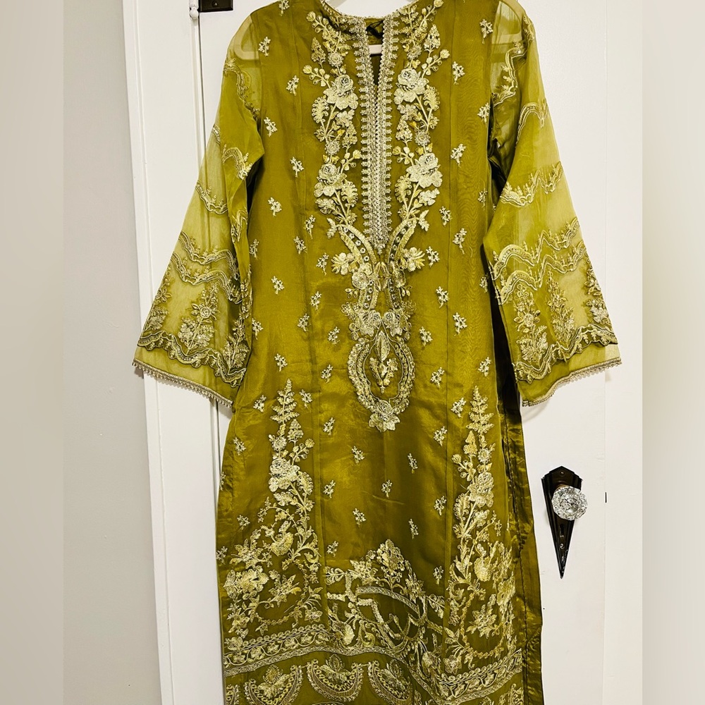 Pakistani party wear. 2 piece shirt & trouser’s